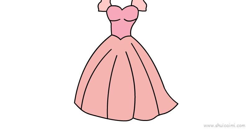 衣服裙子儿童画怎么画 衣服裙子简笔画好看