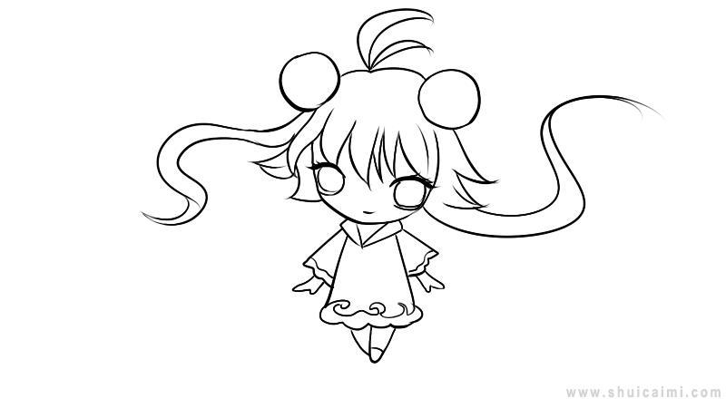 叶罗丽仙子简笔画怎么画 叶罗丽仙子简笔画简单