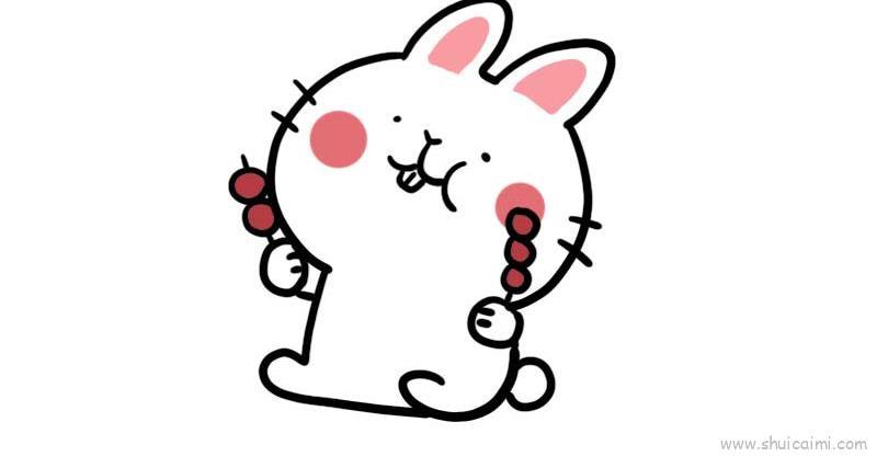 吃糖葫芦儿童画怎么画 吃糖葫芦简笔画简单又好看