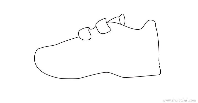运动鞋儿童画怎么画 运动鞋简笔画好看