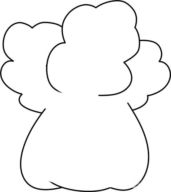 新鲜的白菜简笔画怎么画  新鲜的白菜简笔画画法