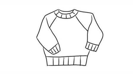 毛衣简笔画 毛衣简笔画彩色
