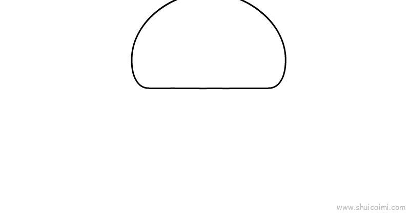 水母儿童画怎么画 水母简笔画画法