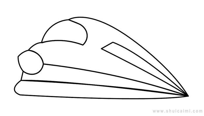 高铁简笔画怎么画 高铁简笔画画法