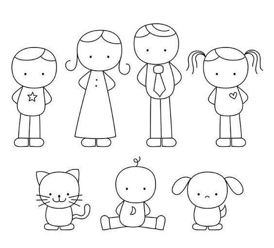 小孩简笔画 小孩简笔画人物男孩女孩