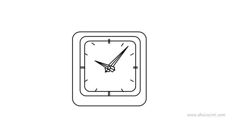 钟表儿童画怎么画 钟表简笔画好看