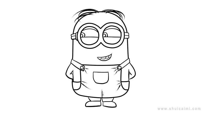 小黄人简笔画怎么画 小黄人简笔画好看