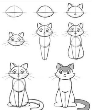 小花猫简笔画 小花猫简笔画简单又漂亮