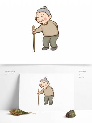 老奶奶简笔画 老奶奶简笔画图片