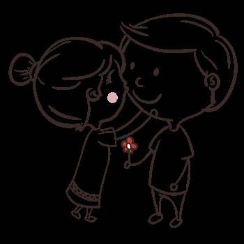 简笔画情侣 简笔画情侣小人