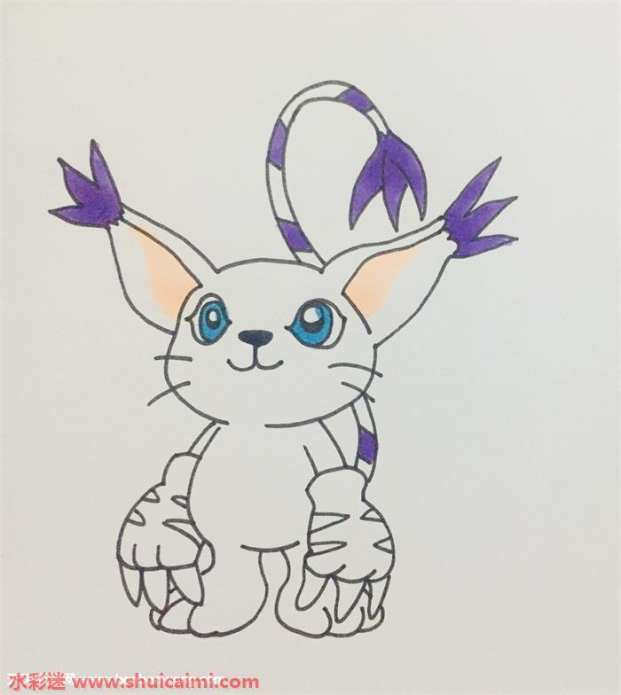 迪路兽怎么画 迪路兽简笔画画法