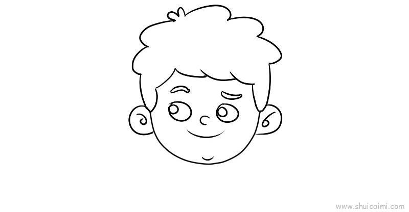 人头儿童画怎么画 人头简笔画画法
