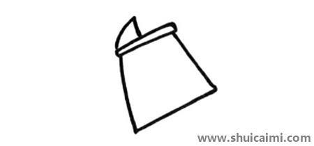 劳动节浇水儿童简笔画