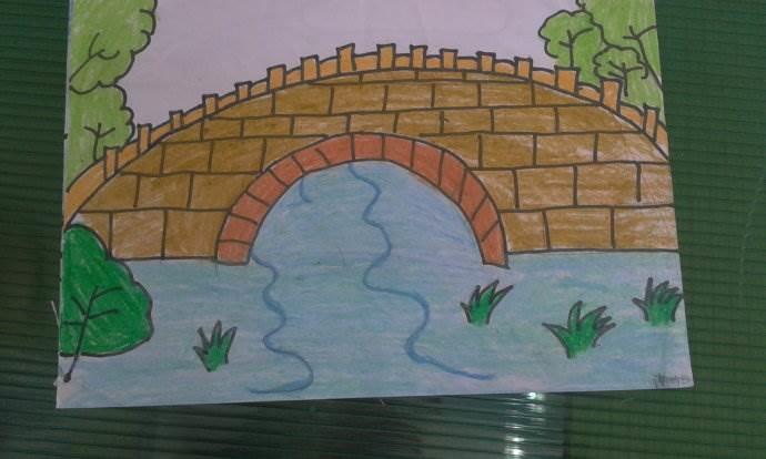 桥简笔画图片大全 海心沙桥简笔画图片大全