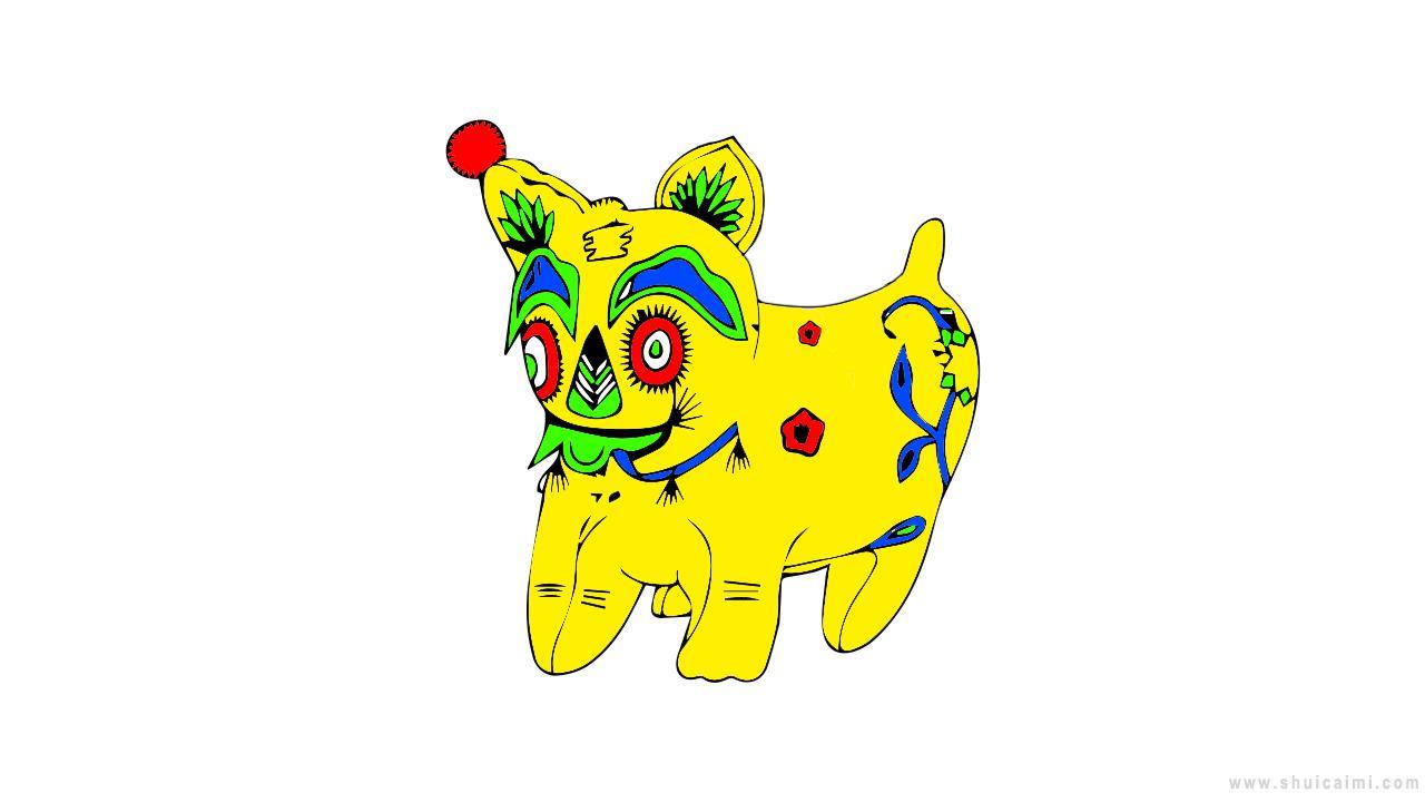 布老虎简笔画怎么画 布老虎简笔画图片