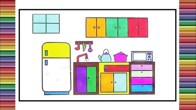 厨房简笔画 厨房简笔画儿童画
