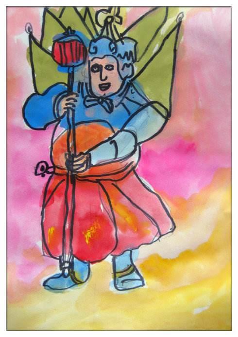 门神怎么画最简单 门神怎么画最简单又好看