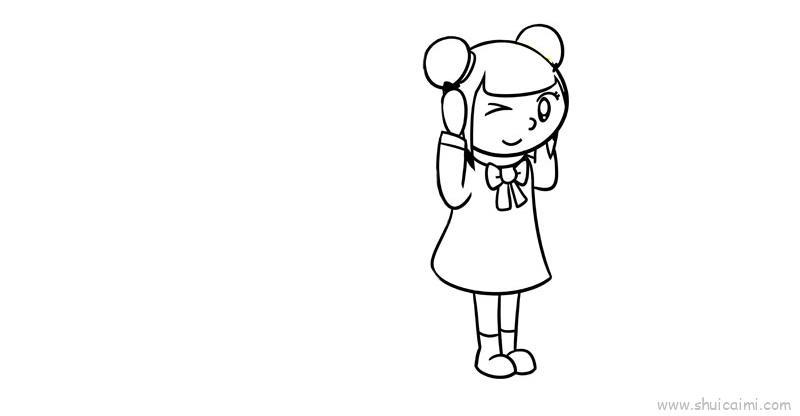 放鞭炮儿童画怎么画 放鞭炮简笔画图片