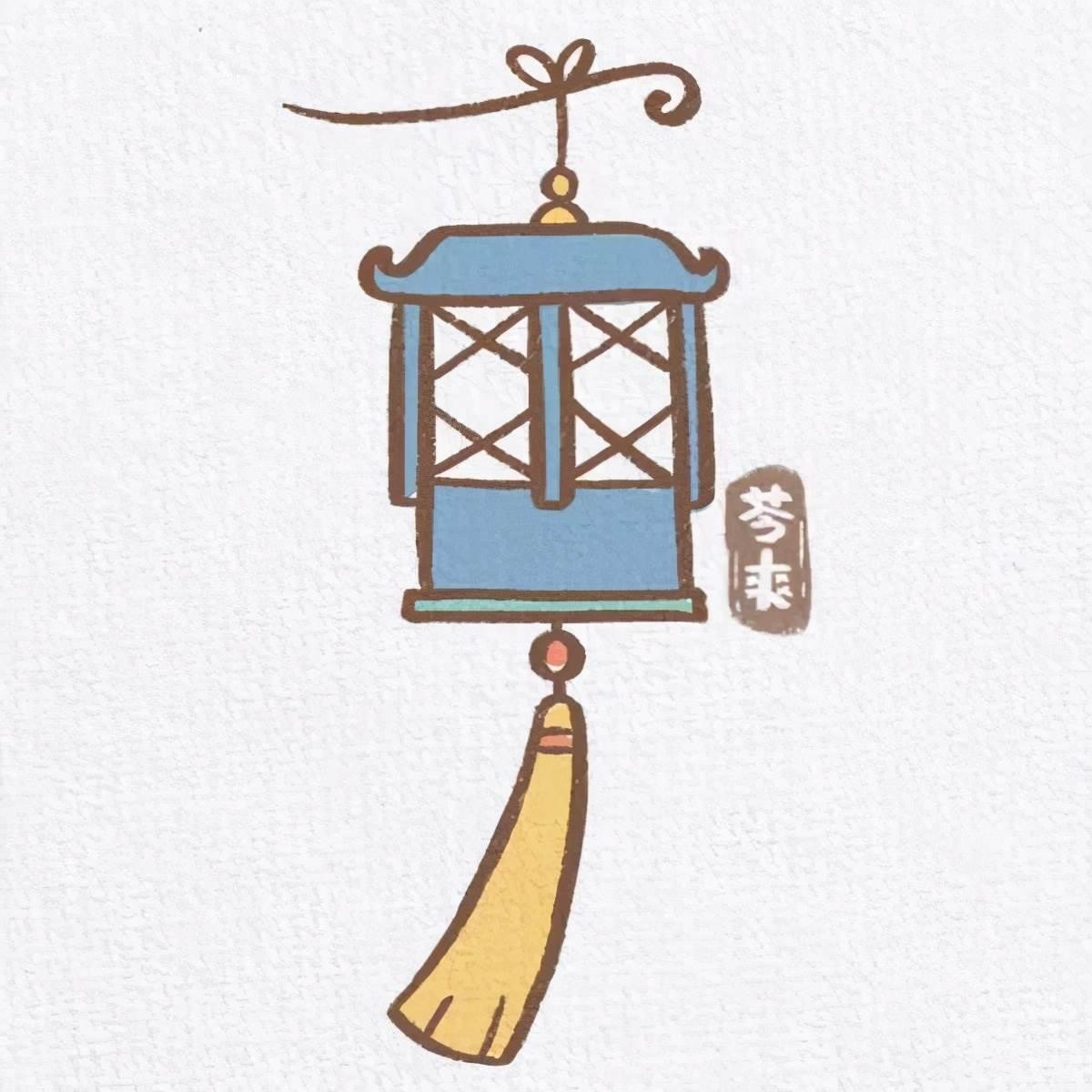 古风简笔画 古风简笔画山水