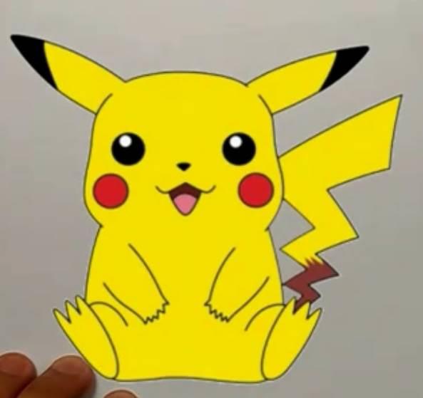 简笔画皮卡丘 简笔画皮卡丘最萌简单