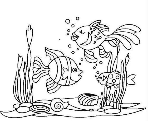 海洋动物简笔画 海洋动物简笔画可爱