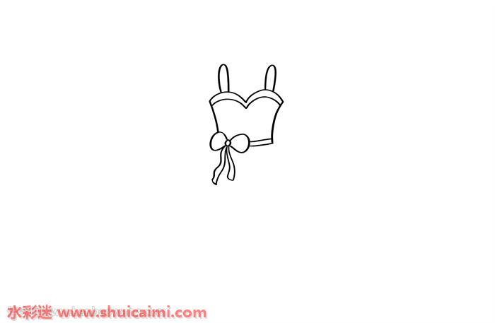 婚纱怎么画 婚纱简笔画简单好看彩色