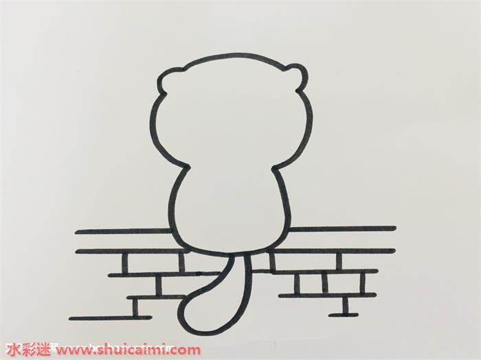 黑色猫咪怎么画 黑色猫咪简笔画简单彩色