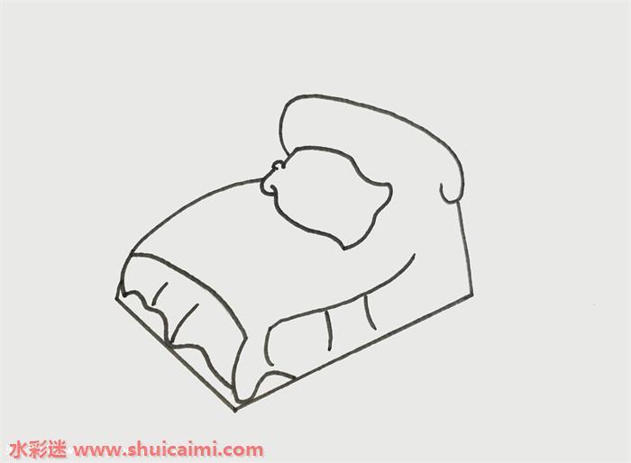 床怎么画 床简笔画画法