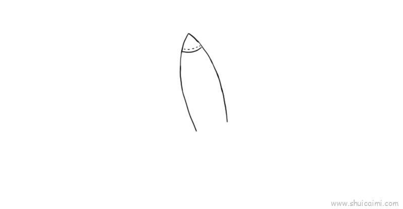 火箭儿童画怎么画 火箭简笔画好看