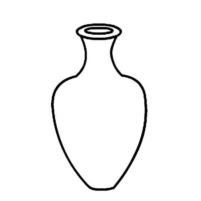 花瓶简笔画 花瓶简笔画彩色