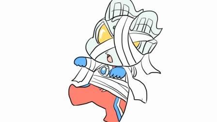 暗黑赛罗原版简笔画 暗黑赛罗画画