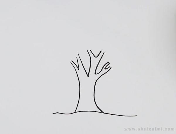 大树简笔画怎么画 大树简笔画步骤