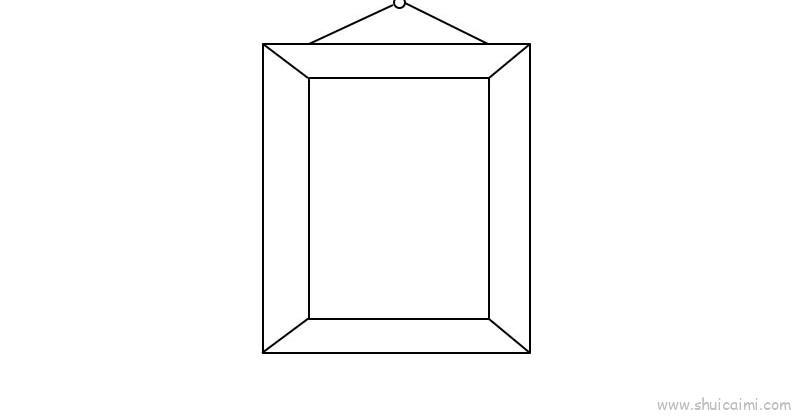 相框儿童画怎么画 相框简笔画图片