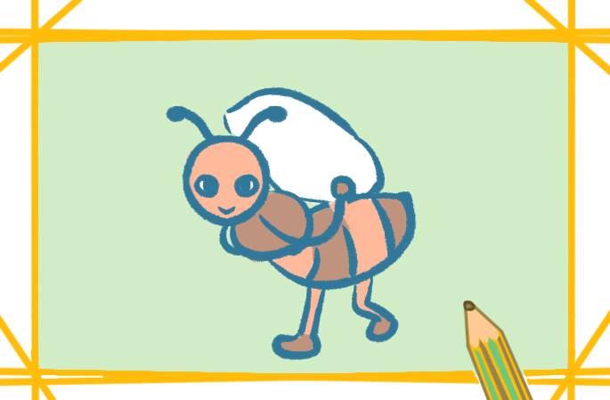 蚂蚁的简笔画 蚂蚁的简笔画图片