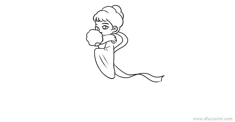 古风少女人物儿童画怎么画 古风少女人物简笔画简单又好看