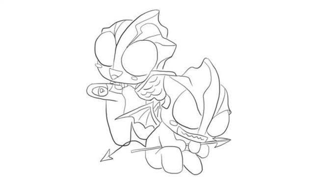 小天使和恶魔简笔画 小天使和恶魔简笔画怎么画