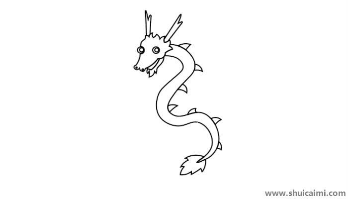 龙简笔画怎么画 龙简笔画简单