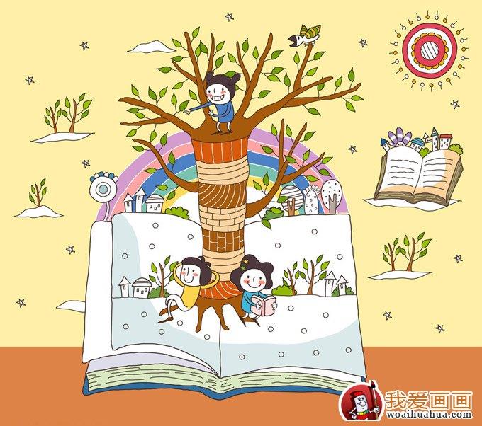 幼儿园,幼儿园墙壁装饰5P简笔画怎么画 幼儿园,幼儿园墙壁装饰5P简笔画好看