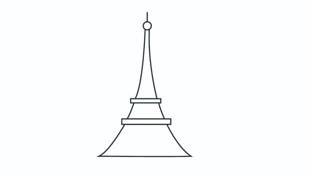 塔的简笔画怎么画 塔简笔画图片大全