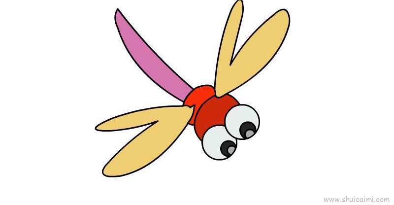 蜻蜓儿童画怎么画 蜻蜓简笔画简单
