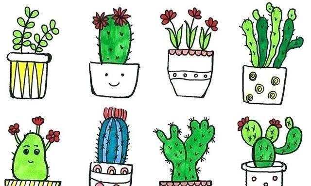 画植物简笔画 儿童画植物简笔画