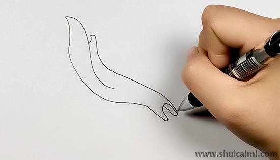 魔鬼鱼儿童画怎么画 彩色魔鬼鱼简笔画图片简单