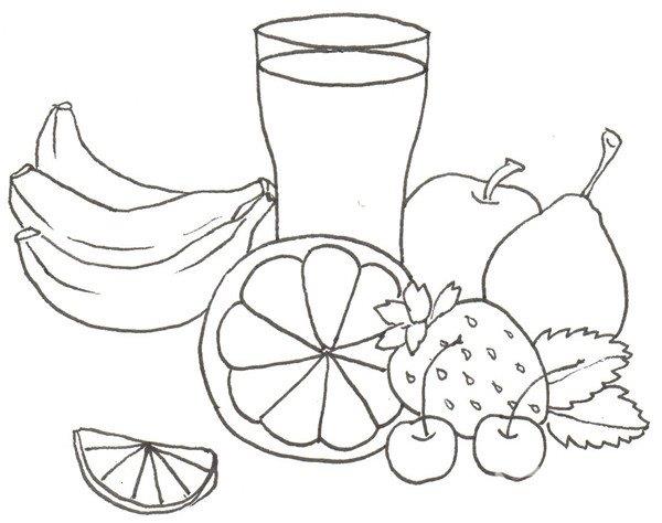 水果大杂烩的简笔画怎么画 水果大杂烩的简笔画图片大全