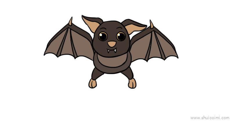 蝙蝠儿童画怎么画 蝙蝠简笔画画法