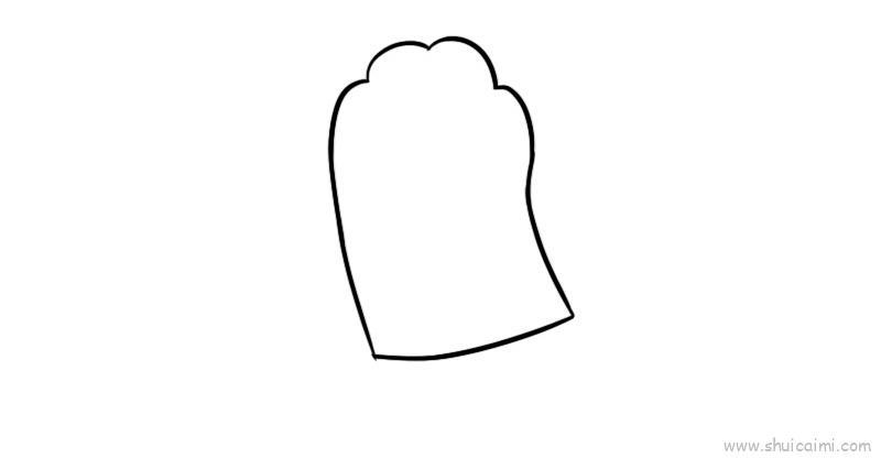 猫爪儿童画怎么画 猫爪简笔画顺序