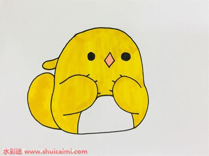 比丢怎么画 比丢简笔画步骤