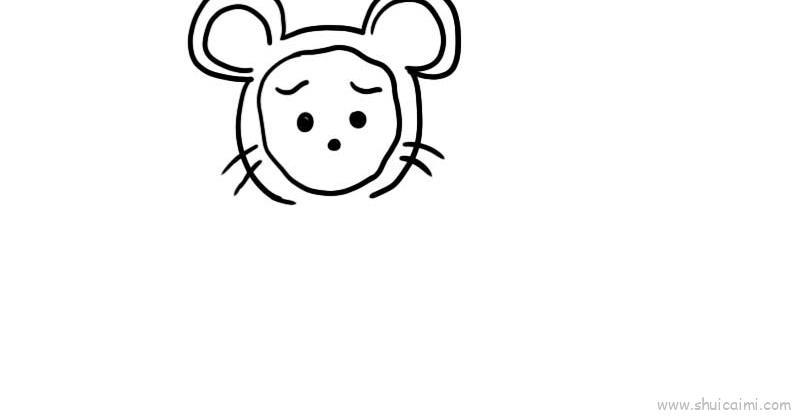 扮演老鼠儿童画怎么画 扮演老鼠简笔画画法
