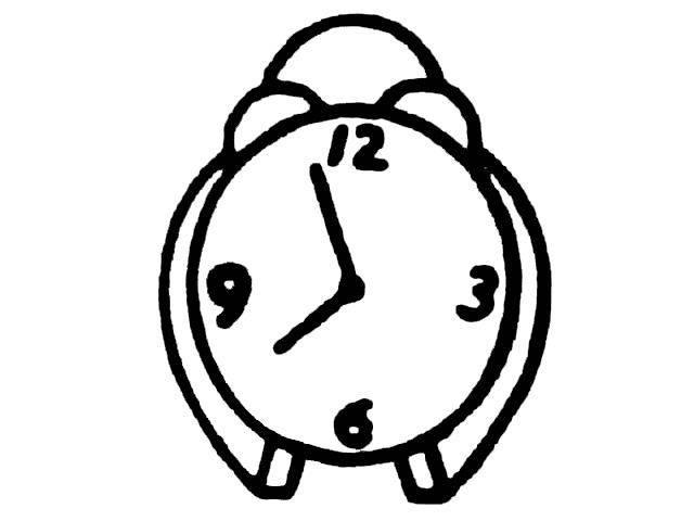 闹钟简笔画 闹钟简笔画图片大全