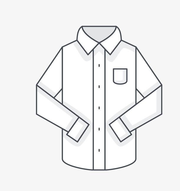 衬衫简笔画 衬衫简笔画图片