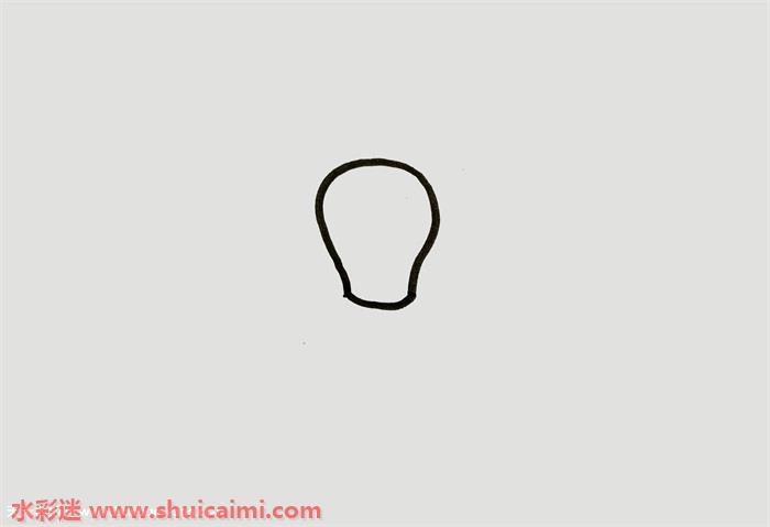 灯泡简笔画怎么画步骤